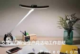 交警部门安全生产月活动工作总结