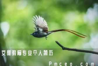 文秘教育专业个人简历